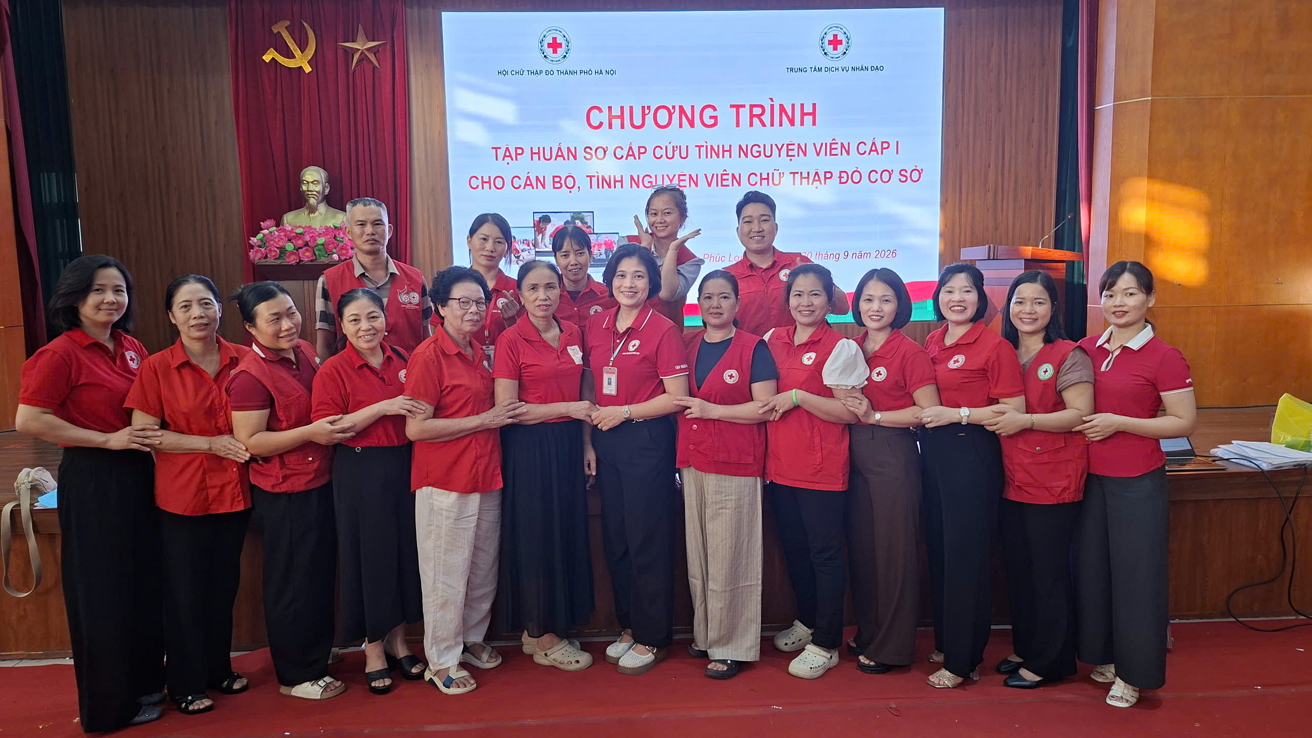 Nâng cao năng lực sơ cấp cứu cho cán bộ Hội Chữ thập đỏ