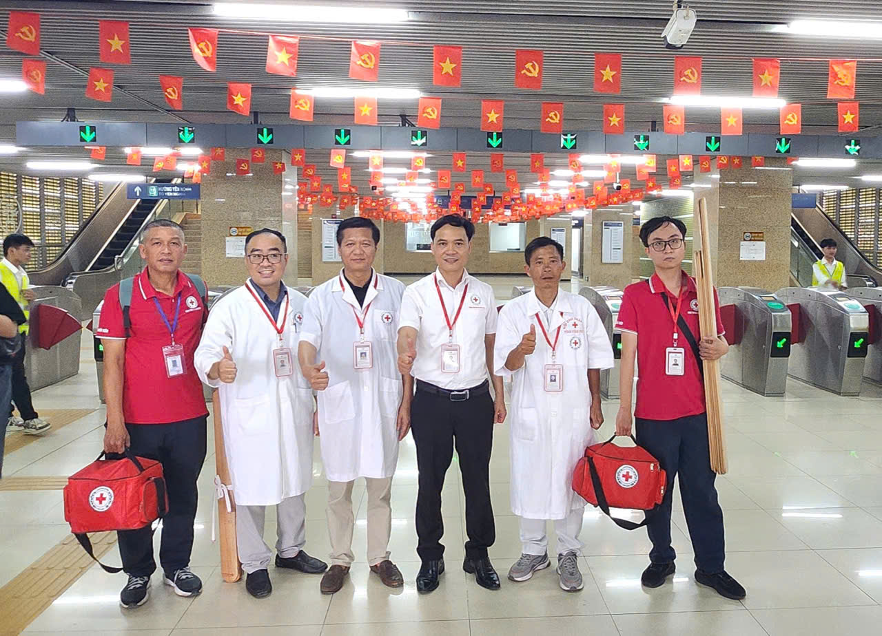 Trung tâm Dịch vụ Nhân đạo: Giữ vững tinh thần Chữ thập đỏ, góp phần đảm bảo an toàn cho Lễ kỷ niệm Quốc khánh